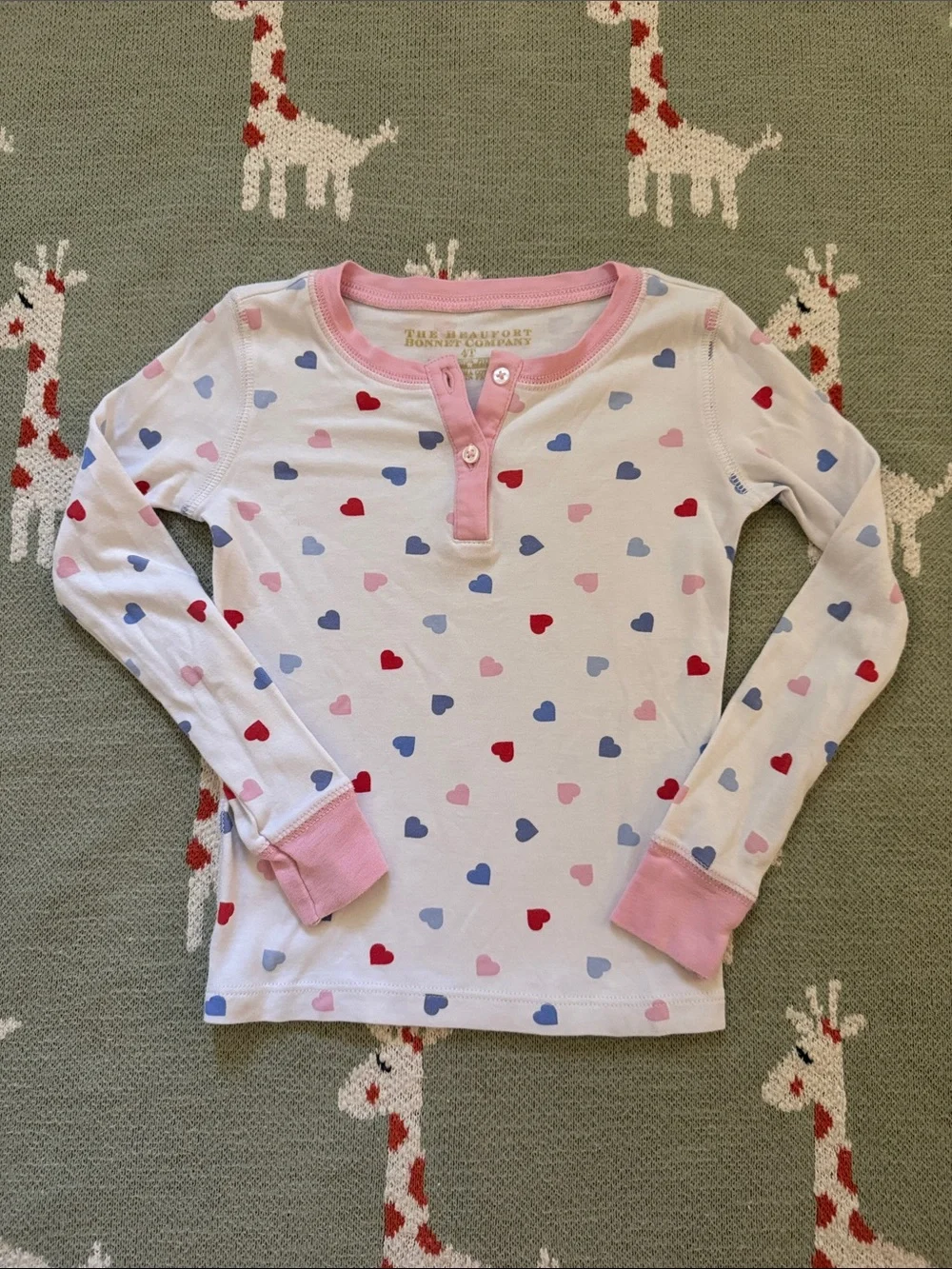 TBBC Sara Jane heart pj set